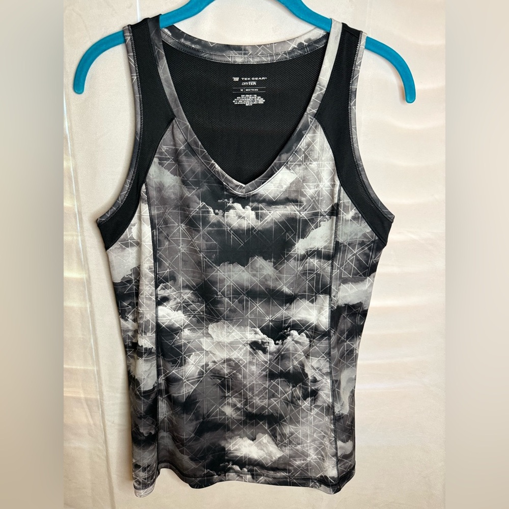 EUC TEK gear. Women's Black and Gray athletic Tank Top. Size M